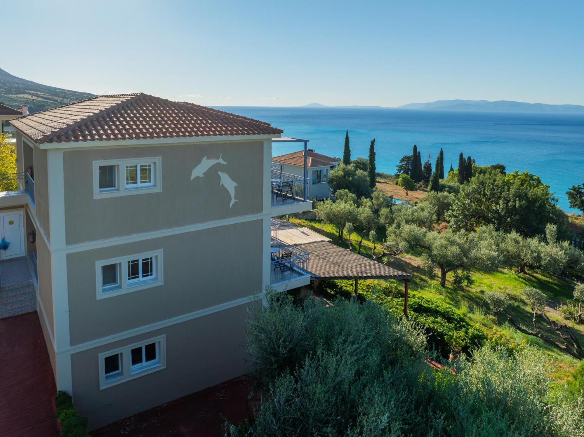 Delfinia Apartment Vlachata Luaran gambar
